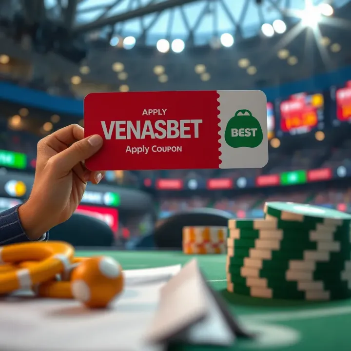 Illustration of successful coupon application resulting in enhanced betting balance on VenasBet