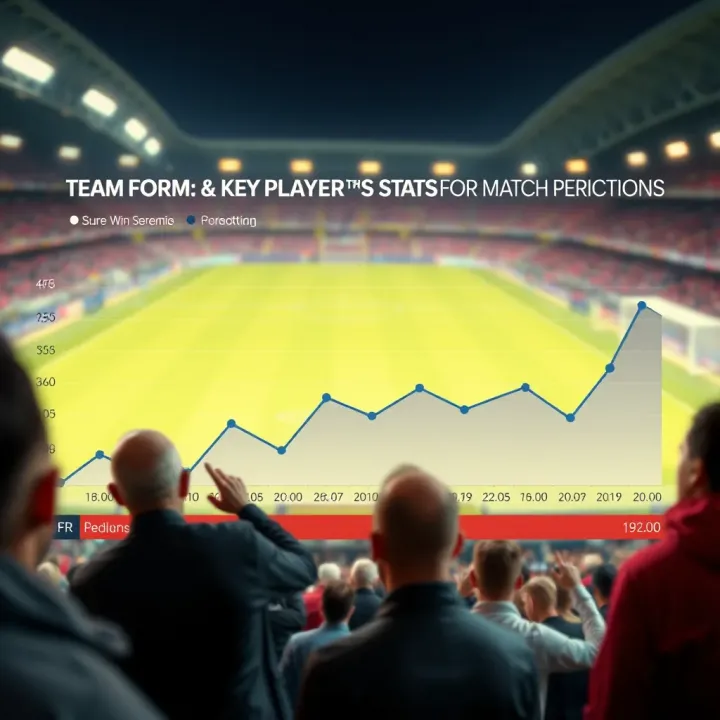 Team Form and Key Player Stats for Match Predictions Graph showing team performance trends and player statistics for upcoming matches