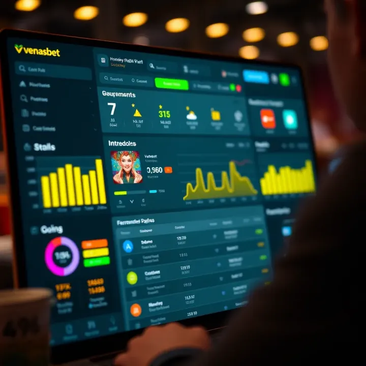 User-friendly betting platform dashboard showing gameplay statistics, payout history, and responsive design elements